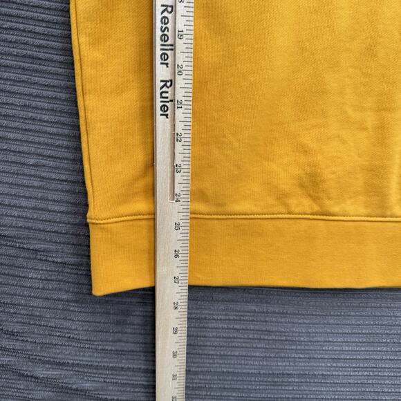 A-Dam Sweatshirt Men Small Yellow Organic Cotton Gerar Designer Long Sleeve. - Picture 8 of 11